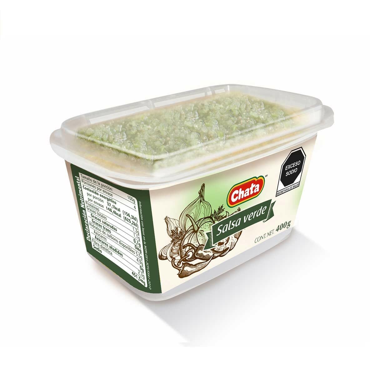 Salsa Verde Artesanal 400g Chata México 5083