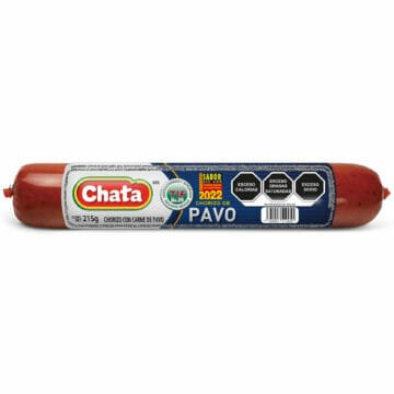 Prueba el irresistible Chorizo de Pavo Chata, lleno de sabor en cada bocado