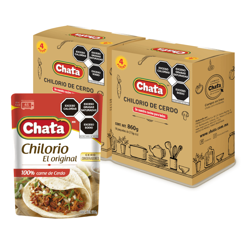 Chimichangas con Chilorio - Chata México