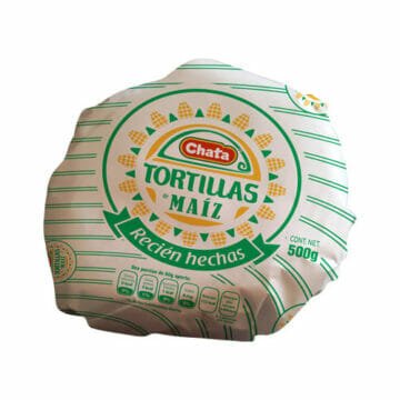 Deliciosas tortillas de maíz de Productos Chata
