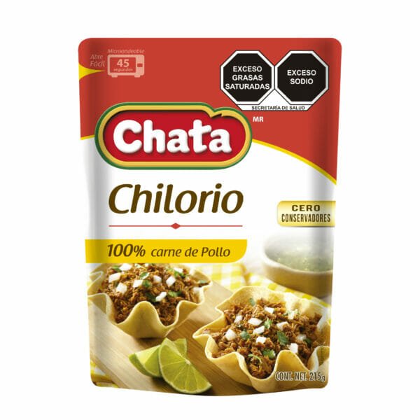 Compra el mejor chilorio de pollo Chata, lleno de sabor y sazón de la autentica cocina mexicana