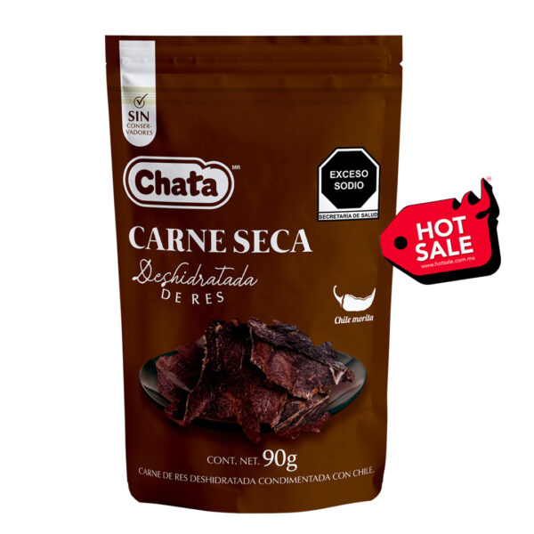 CARNE SECA CON CHILE MORITA 90G