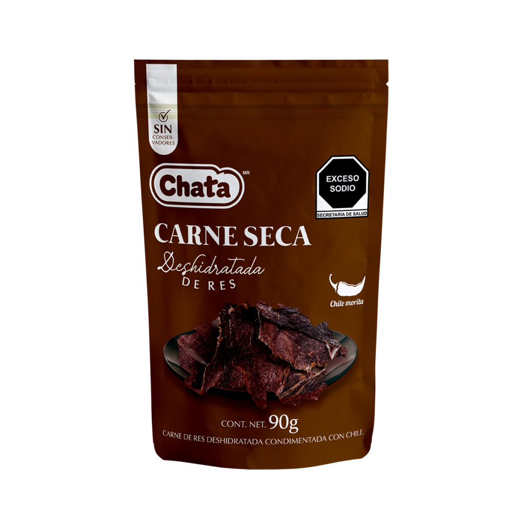 Carne Seca Con Chile Morita 90g Chata México 7023