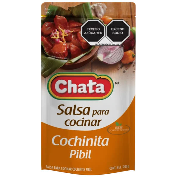 CHATA SALSA P/COCHINITA POUCH 200G 1/12