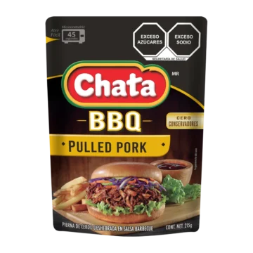CHATA BBQ PULLED PORK POUCH 215G 1/14