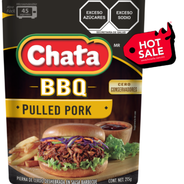 CHATA BBQ PULLED PORK POUCH 215G 1/14