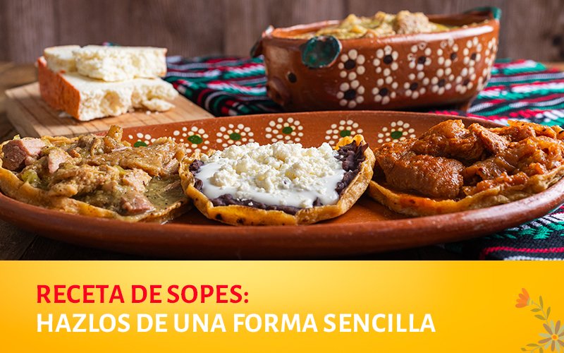 Receta de sopes tradicionales con Productos Chata