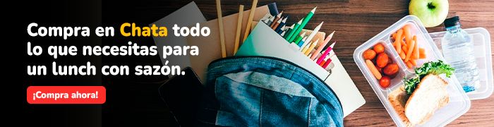 Compra en chata todo para tu lunch Compra en chata todo para tu lunch